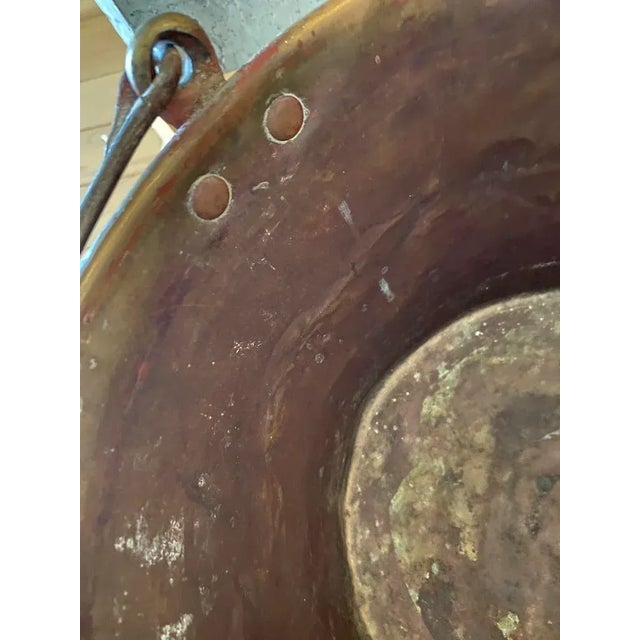Antique Late 19th Century Brass & Iron Pail or Bucket Signed Hw Hayden the Waterbury Brass Co. For Sale - Image 9 of 13