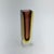 Mid-Century Modern Vintage Murano Glass Vase Vintage Mid-Century Modern Sommerso Glass Square Vase For Sale - Image 3 of 17