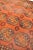Ersari Burnt Orange, Copper, Rust, Camel & Indigo Square Rug - 8.7 x 9.2 For Sale - Image 9 of 13