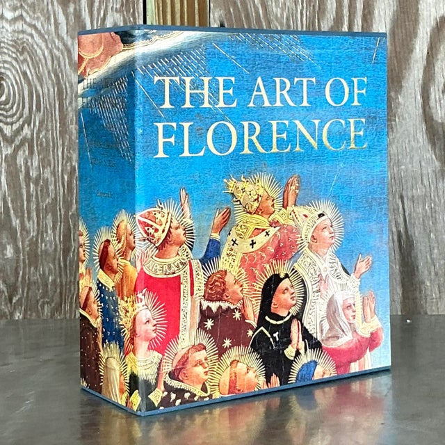 Vintage Boho 'The Art of Florence' Book: A timeless journey through Florence's artistic heritage, blending rustic charm...