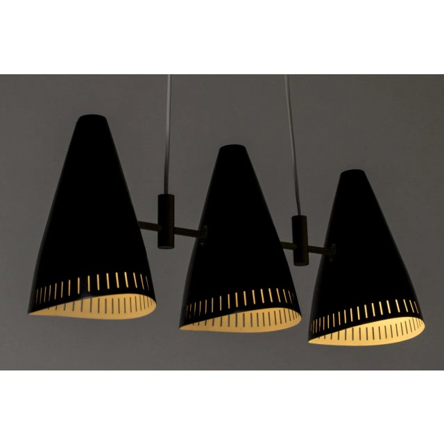 Three-Shade Ceiling Lamp by Eje Ahlgren For Sale - Image 7 of 11