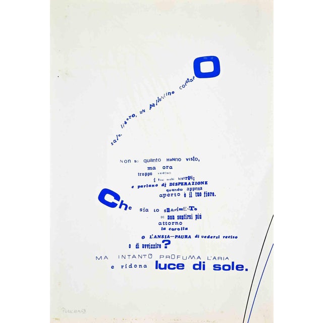 Offset and screen print realized by Pouchard in the 1970s. Hand signed in the lower left in pencil Good condition. This...
