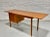Mid Century Modern Teak Double Sided Desk | Expandable Danish Drop Leaf Desk, 1960's For Sale - Image 15 of 16