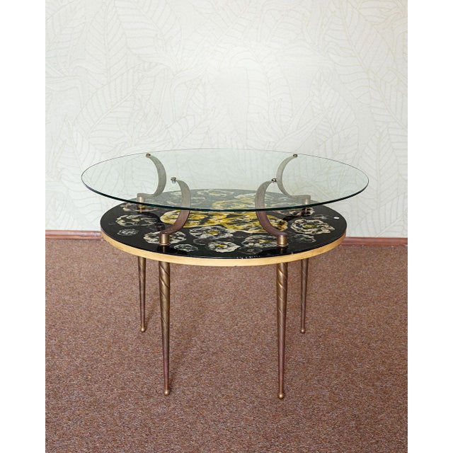 Vintage Italian Handcrafted Table, 1950s, in Good conditions. Designed 1950 to 1959