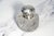 Magnificent Large Paperweight Style Cut Crystal Antique Victorian Sterling Silver Desk Inkwell Home Decor For Sale - Image 11 of 18