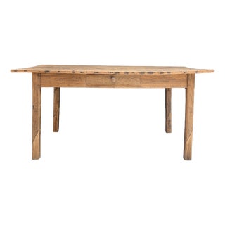 Antique Oak Farmhouse Table, 1890s For Sale