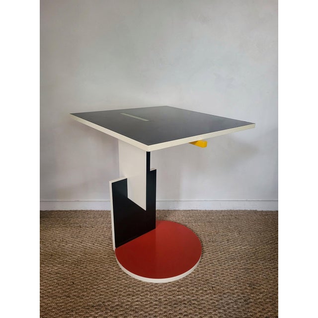 1980s Table by Gerrit Thomas Rietveld, 1980s For Sale - Image 5 of 5