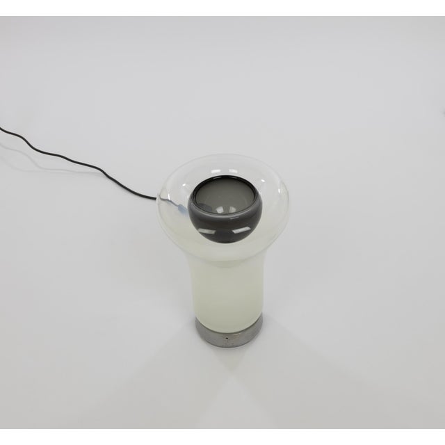 Metal Saffo Table Lamp by Angelo Mangiarotti for Artemide, 1960s For Sale - Image 7 of 8