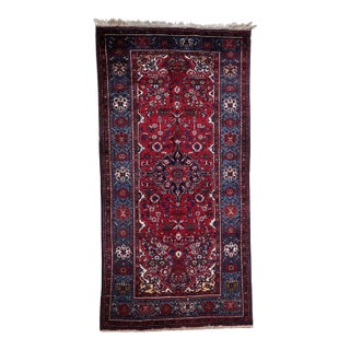 1960s, Handmade Vintage Persian Malayer Rug 5.4' X 10.6' For Sale
