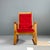 Red Ronco Armchair attributed to Jacob Müller for Wohnhilfe, 1950s For Sale - Image 8 of 11