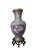 “Exceptional large vintage Chinese cloisonné enamel on brass floor vase featuring intricate hand-applied enamel decoration...