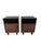 Dutch Art Deco Walnut Nightstands by Max Coini, 1920s, Set of 2 For Sale - Image 9 of 10