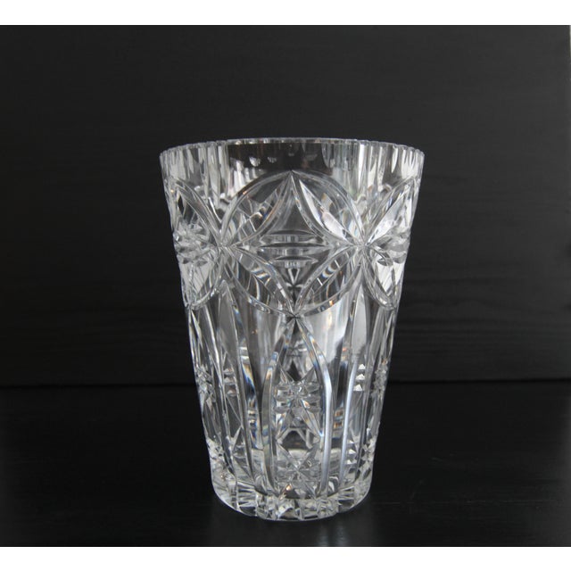 Crystal Glass Vase, 1960s For Sale - Image 13 of 13