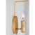 Visual Comfort AERIN for Visual Comfort Signature Loire Small Sconce in Gild with Clear Strie Glass For Sale - Image 4 of 8