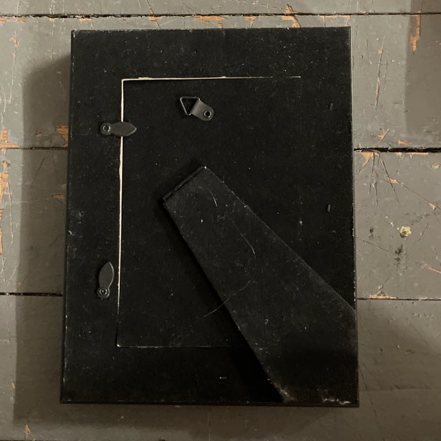 Abstract 1980’s Original Wayne Cunningham Small Abstract Ink Drawing Tabletop Frame For Sale - Image 3 of 4