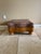 Hickory Furniture Western Serpentine Distressed Leather Ottoman by Hickory Furniture For Sale - Image 4 of 12