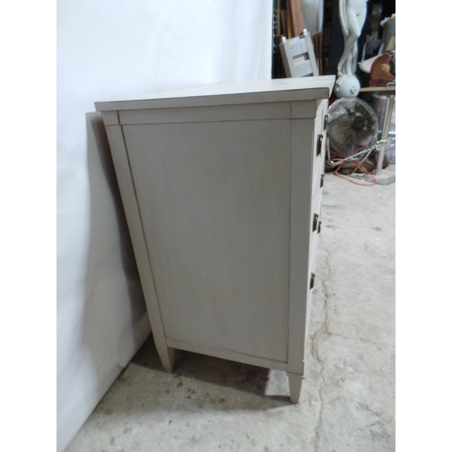 Gustavian (Swedish) Gustavian Style Deep Drawer 3 Drawer Chest of Drawers For Sale - Image 3 of 11