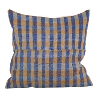 Striped Pillow Cases Fashioned Out of a Mid-20th Century Anatolian Kilim For Sale