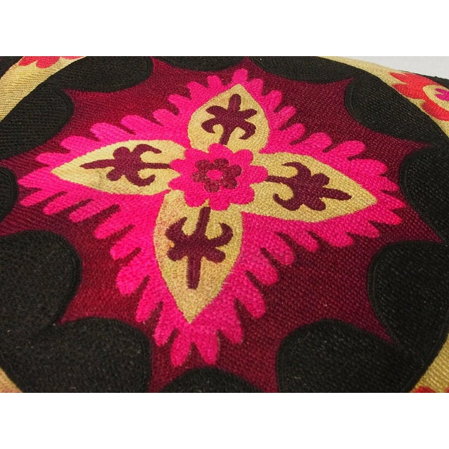 Vintage Hand-Carved Wooden Stoll Chair, Afghanistan For Sale - Image 9 of 10