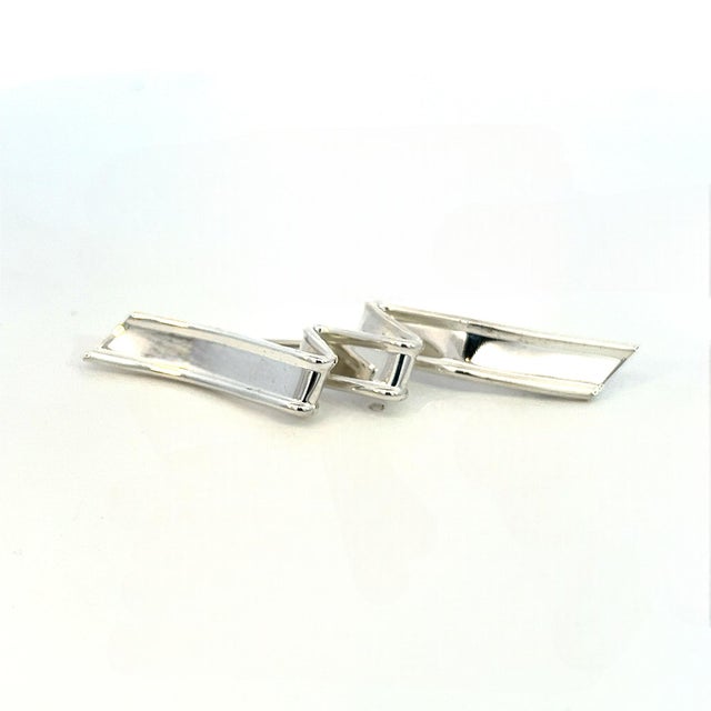 Metal Late 20th Century Tiffany & Co Estate Wave Brooch Sterling Silver 5 Grams For Sale - Image 7 of 12