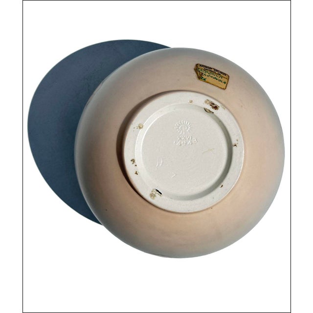 Ceramic Rookwood Frederick Rothenbusch Art Pottery Floral Vellum Vase-Factory 2nd For Sale - Image 7 of 9