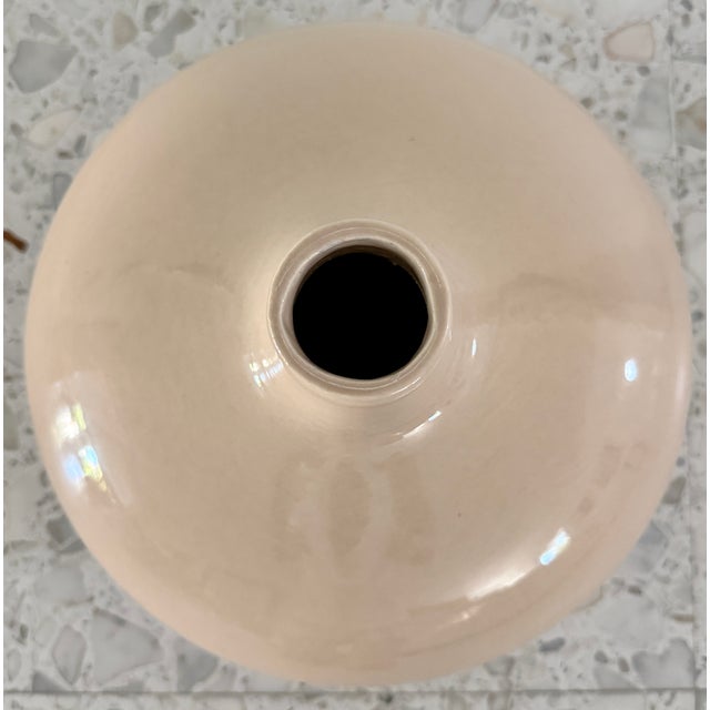 Mid-Century Modern Large Midcentury Modern High Gloss Glaze Vase For Sale - Image 3 of 5