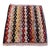 1990s Anatolian Ikat Design Natural Wool Handmade Kilim Rug For Sale