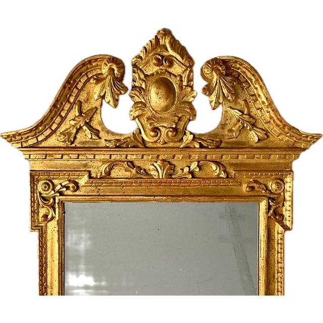 Early 20th Century A George II Style Giltwood Mirror For Sale - Image 5 of 7