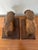 Vintage Carved Buffalo or Bison Sculpture s.l. Mitchell - Set of 2 For Sale In New York - Image 6 of 8