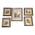 Collection of 5 Framed Limited Edition Signed Prints by Linck Sarouk For Sale