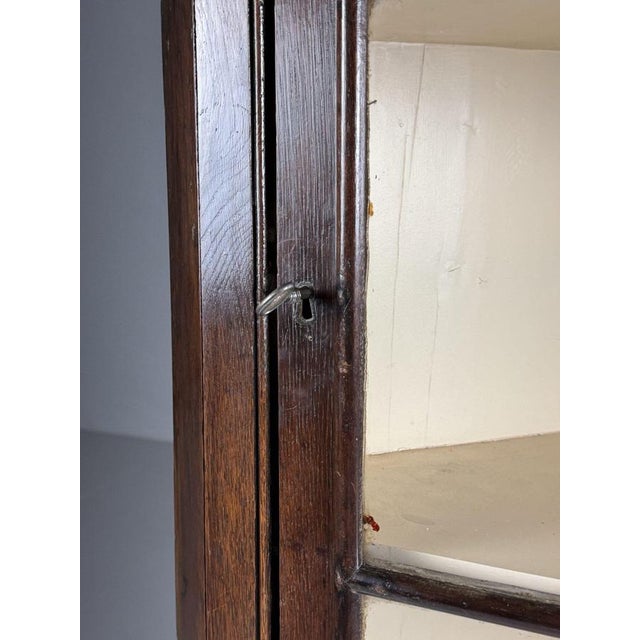 English Corner Cabinet in Oak, 1800s For Sale - Image 12 of 18