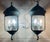 Metal Pair of Vintage Solid Brass Wall Lanterns /Sconces 22”x10”x11”.5 For Sale - Image 7 of 16