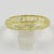 1960s Lucite Bracelet Bangle Yellow Lemon with Silver Metallic Thread Inclusions For Sale - Image 5 of 7