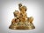 Gold Gilded Bronze Allegory of Harvest with Two Children Figurine, 1880s For Sale - Image 8 of 13