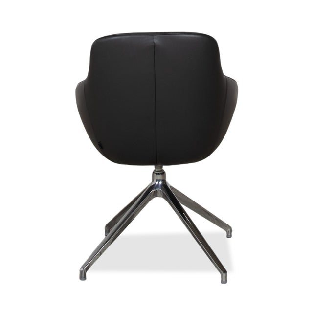 Leather Dining Chairs in Brown and Grey from Signet Mailo, Set of 4 For Sale - Image 13 of 15