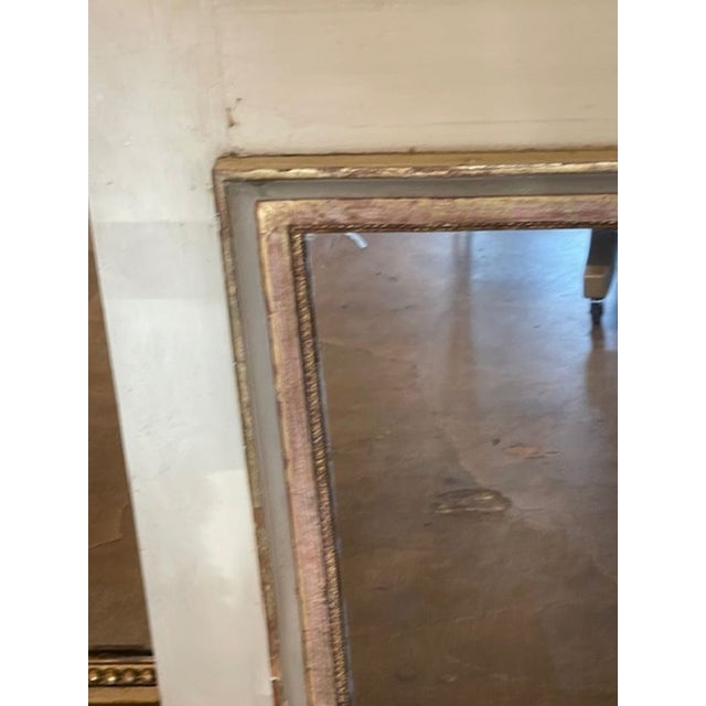 19th C. French Neoclassical Trumeau Mirror For Sale In Dallas - Image 6 of 14