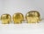Mid 20th Century Vintage Solid Brass O Lee Modern Minimal Elephant Family Figurines, Korea - Set of 6 For Sale - Image 5 of 13