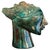 Black Glazed Ceramic Head Sculpture, 1960s For Sale - Image 8 of 8