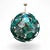 Sputnik Lamp with Metallic Blue Murano Glass Discs, 1950s For Sale - Image 4 of 4