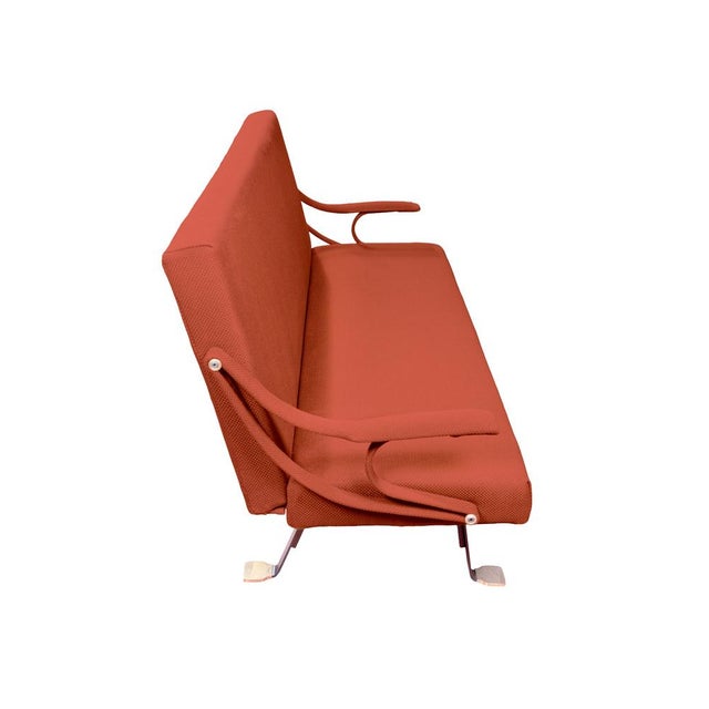 Digamma Sofa in Steel by Ignazio Gardella for Gavina, 1970s, in Flawless conditions. Designed 1970 to 1979 I have official...