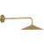 2020s Amber Lewis for Visual Comfort Signature Ponce 9" Articulating Sconce in Hand-Rubbed Antique Brass with Hand-Rubbed Antique Brass Shade For Sale - Image 5 of 11