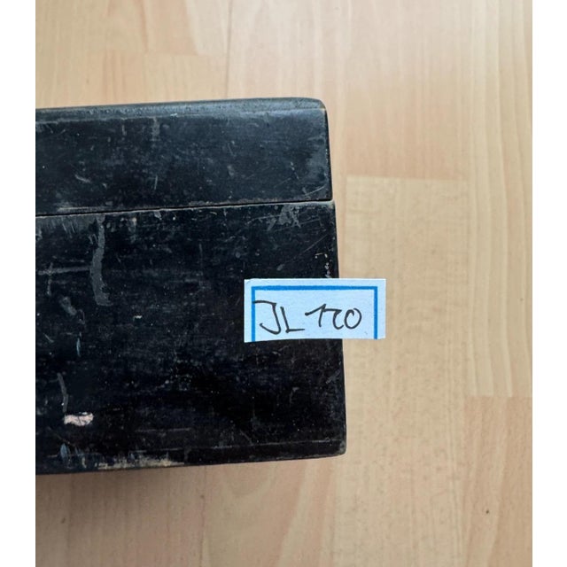 Black Lacquered Wooden Box For Sale - Image 3 of 13