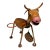 1970s Manuel Felguerez Style Modernist Brown Donkey Valet Caddy Viva Mexico For Sale