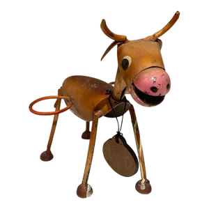 1970s Manuel Felguerez Style Modernist Brown Donkey Valet Caddy Viva Mexico