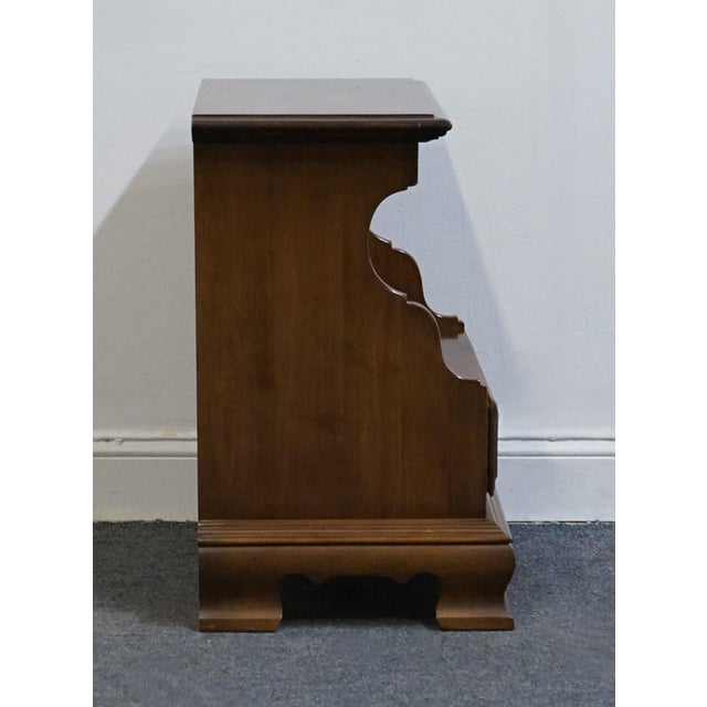 Ethan Allen Classic Manor Solid Maple 21" Open Cabinet Nightstand 15-5206 For Sale - Image 12 of 13