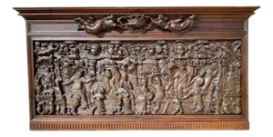 Bas Relief in Carved Oak, 1500s