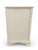 French Provincial Vintage Bookmatched Flame Mahogany 3-Drawer Dresser in White With Carved Details For Sale - Image 3 of 6