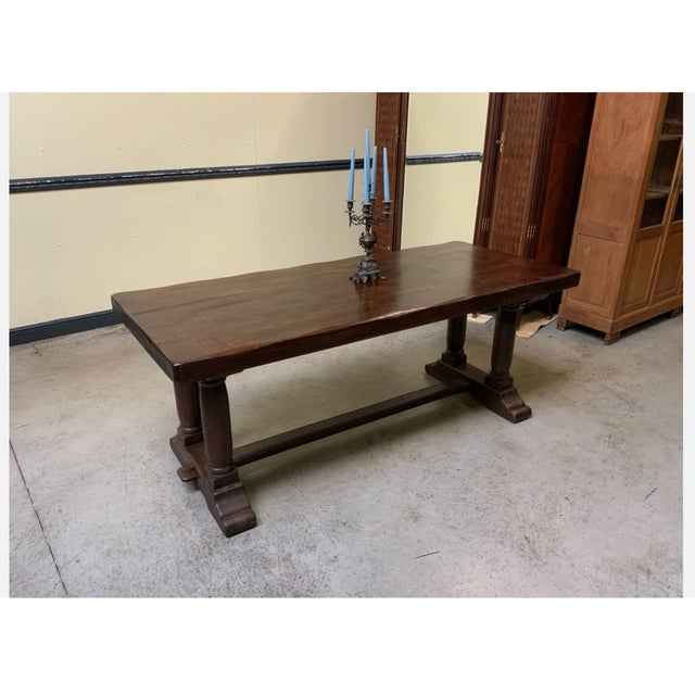 1940s Vintage Monastery Table, 1940s For Sale - Image 5 of 14