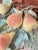 Late 19th Century French Majolica Delonge Trompe l'Oeil Circular Pear Dishes, One Small, One Large For Sale - Image 4 of 4