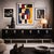 Hollywood Regency Black Credenza in the Style of Tommi Parzinger. A long Hollywood Regency credenza with a black case,...